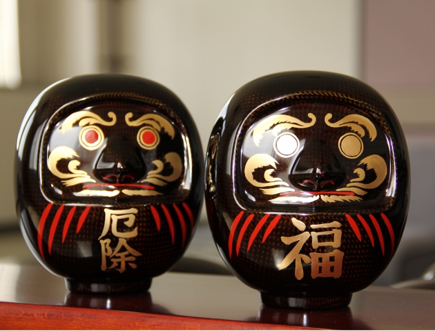 Mini Carbon Fiber Daruma - Lucky / Amulet, Products