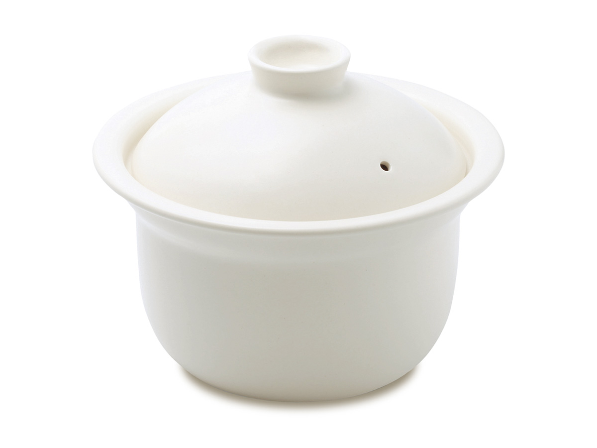 Heat Resistant Ceramic Stew Pot - Small White, Products